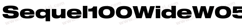 Sequel100WideW05 65 Regular字体转换
